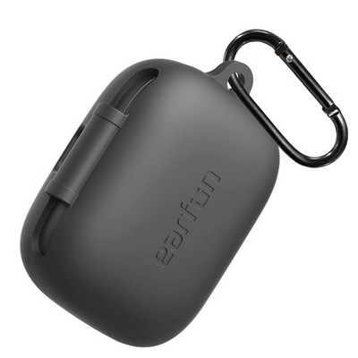 EarFun Protective Case Cover for Air Pro 4, Soft Silicone Black 