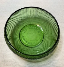 Vintage E.O. Brody Co Ribbed Glass Bowl Cleveland OH USA