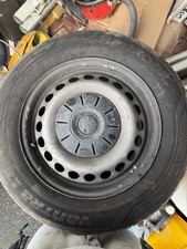 VW Transporter T6.1 Wheels And Tyres X 4 with Centre Caps. Steel Rims 5 Stud.