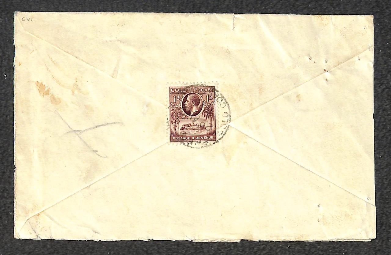 GOLD COAST 99 STAMP PRESTEA TO PARIS FRANCE POSTAGE DUE J41 (x2) COVER 1929