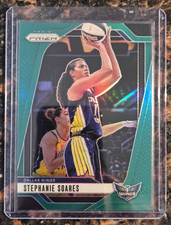2024 Panini Prizm WNBA Dallas Wings Stephanie Soares #47 Green Prizm