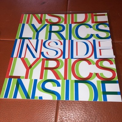 Bo Burnham - Inside - Lyrics Booklet with Sleeve