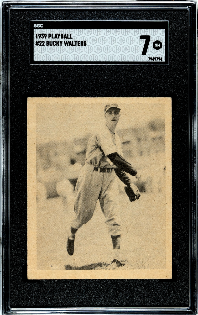 1939 Play Ball - Bucky Walters #22 Name in All Caps (RC) for sale