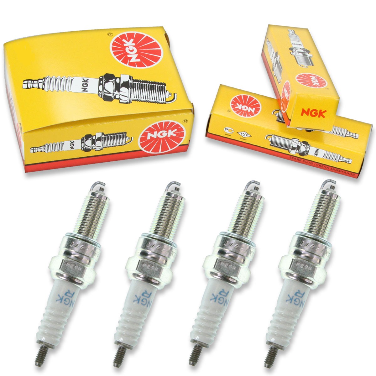 4 pc NGK 2308 CPR9EA-9 Standard Spark Plugs for 94703-00431 94701-00431 dv