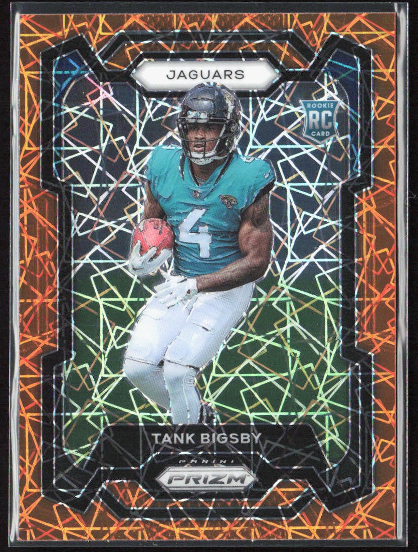 2023 Panini Prizm Tank Bigsby Orange Lazer Rookie #348 Jaguars