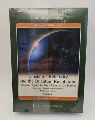 Einstein's Relativity and the Quantum Revolution Great Courses DVDs W/Book NEW