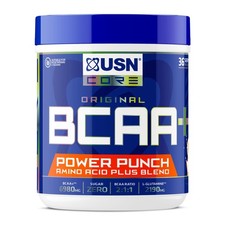 USN Power Punch BCAA Aminosäuren Pulver, 36 Portionen (1er Pack), Mandarine 