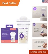 Lansinoh  Breastmilk Storage Bags 100 Count - 6oz, BPA-Free, Fast Freeze  Thaw