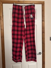 Adult Disney Store Mickey Mouse Plaid Loungewear Pyjama Bottoms Size M BNWOT