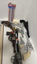 Vintage Cap Gun Lot - Hubley, Kusan, Derringer - Diecast Metal  Plastic