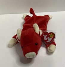 TY Beanie Babies - SNORT the Red Bull - DOB May 15, 1995 - MWMT