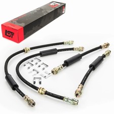 4x Bremsschlauch Leitung Bremse +Haltefeder vorne hinten für Audi TT 8J3 8J9