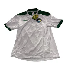NEW Umbro 2011-12 New York Cosmos Soccer Jersey Shirt White/Green Mens Size L