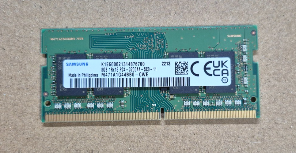 Samsung 8GB DDR4 3200 MHz PC4-3200AA SODIMM Laptop Memory RAM