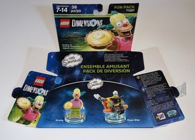Lego Dimensions The Simpsons Krusty Clown Bike Fun Pack 71227 - 100% Complete