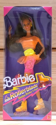 Vintage Rollerblade Teresa Barbie Skates Flicker 'n Flash! 2216 1991 SEALED