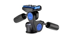 Benro 3-Way Arca Tripod Head, Independent Movement in 3 Ways, Series 2, Clear