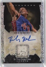 2022 Leaf ITG Used Sports In the Game Silver Pattern 16/25 Rick Mahorn Auto 13gb
