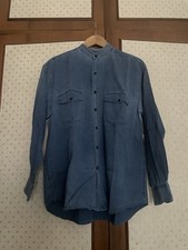 Originale Camicia Uomo Jeans Cotone 100% Con Tasche Sul Petto Old America L