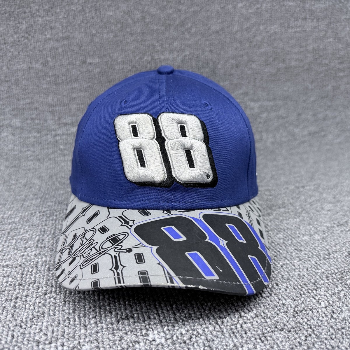 New Era 9FORTY NASCAR Dale Earnhardt Jr #88 Youth Adjustable Hat Blue Gray