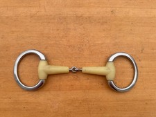 HAPPY MOUTH Jointed Mouth Eggbutt English Horse Snaffle Bit 5"