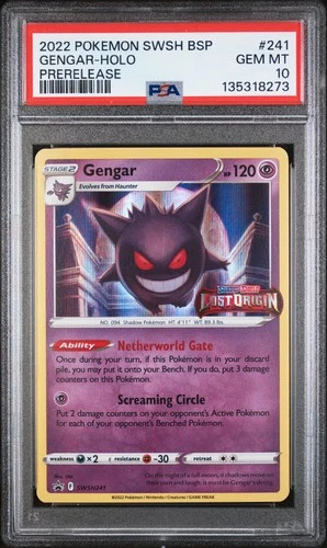 Gengar-Holo Pokemon Swsh Black Star Promo SWSH241 PSA 10