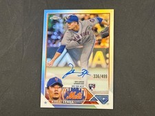 2023 TOPPS CHROME UPDATE KODAI SENGA RA-KSA ROOKIE REFRACTOR AUTO 336/499 METS