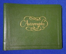 RARE Vintage National Blank Book Co Green Spiral Autograph Book Unused NOS 1960s