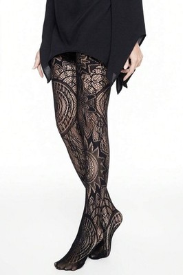 Mad Moonshine Strumpfhose Flowers