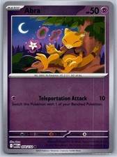 Abra 054/132 Common Mega Evolution Pokemon Reverse Holo Near Mint