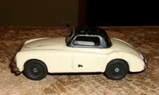 vintage unbranded 5.5" long MG tin friction car good used