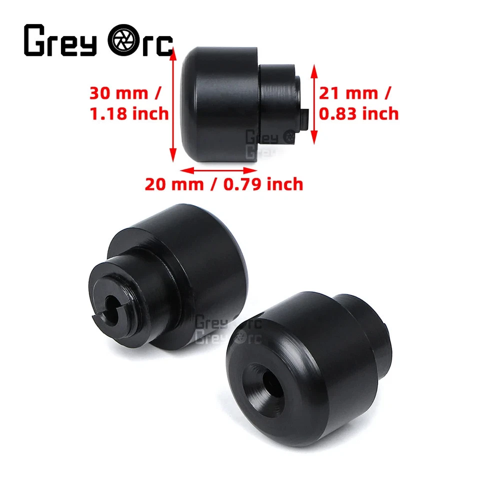 For Honda CB400 1300 CBR600RR 1000RR Handlebar Plug Ironwork Handlebar Grips Han Foto 4 de 4