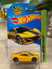 2015 Hot Wheels #191 Hw Workshop-Speed Équipe '12 Acura Nsx Concept Jaune