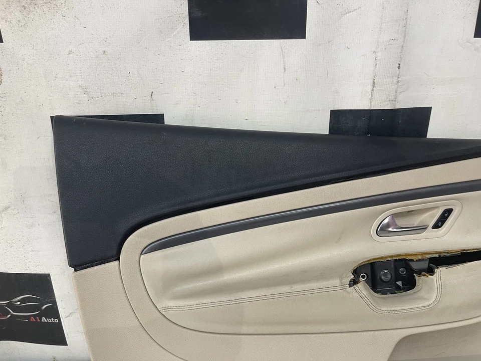 2007-2015 Volkswagen EOS Front Driver Left Door Panel Beige Oem Tested - Imagem 2 de 4