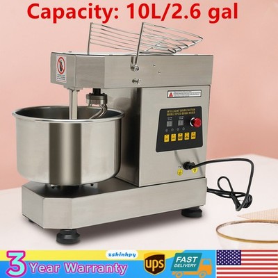 Commercial Dough Mixer 360° Mixing Dough Kneading Machine spiral stirring rod