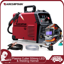 ARCCAPTAIN 55Amp Non-Touch Pilot Arc Plasma Cutter LED Display Welding Helmet