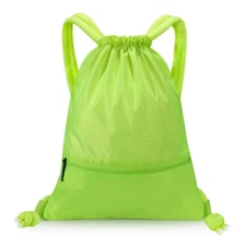 GAENMESH Drawstring Backpack Bag for Sports Lightweight Foldable Gym Bag with...