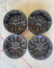20" OEM Toyota Tundra TRD Off-Road Wheels Factory Flat Black Set of 4 2022-2026