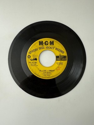 Lou Hunter   Ca, C'est L'Amour 7'' Single 1957 Promo MGM Pop 45 RPM
