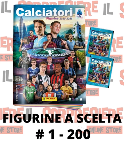 PANINI FOOTBALLERS 2025-26 2026 FIGURINES OF YOUR CHOICE # 1 - 200