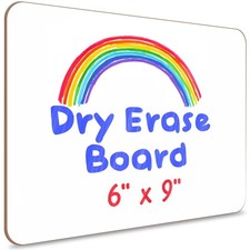 6x9 Small Dry Erase Whiteboard Lapboard for Students Office