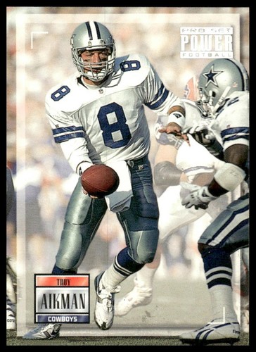 Troy Aikman #8 1993 Pro Set Power card