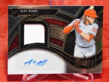 2021 Panini Select - Rookie Jersey Autographs Alec Bohm #RJA-AB