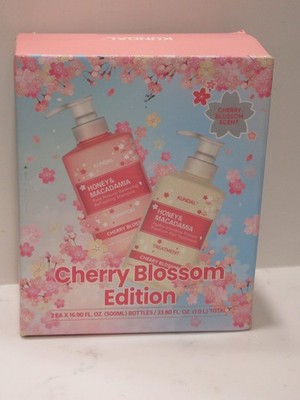Kundal Honey & Macadamia Shampoo & Hair Treatment Duo Cherry Blossom Edition
