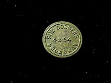 Los Angele CA Sun Dodgers, old California UNLISTED saloon merchant trade token