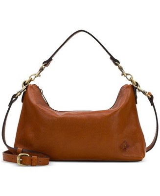 Patricia Nash Kolena Small Leather Shoulder Bag - Cognac NWT