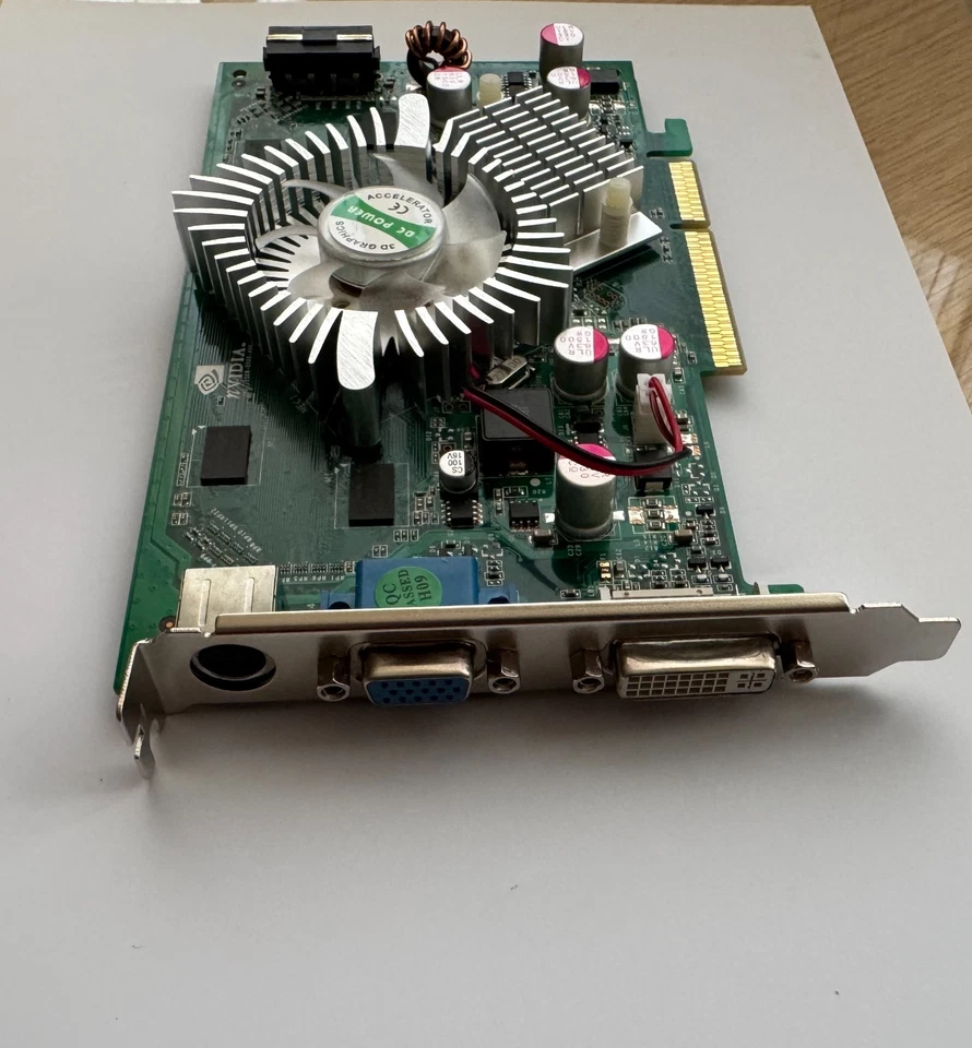 **Free worldship** New AGP Nvidia Geforce 7600GS 512MB 7600 Video Graphic Card - Image 2 of 4