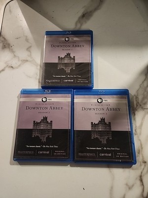 Downton Abbey: Seasons 1, 2 & 3 - 2013 Limited Edition Blue Ray Set 