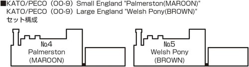 KATO/PECO (OO-9) Large England Welsh Pony BROWN 51-251D Railway Model F/S new - Picture 2 of 2