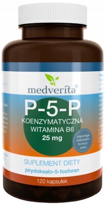 (Einheit/0,11 ) Medverita P-5-P Koenzymatisches Vitamin B6 25 mg 120 Kapseln D/S